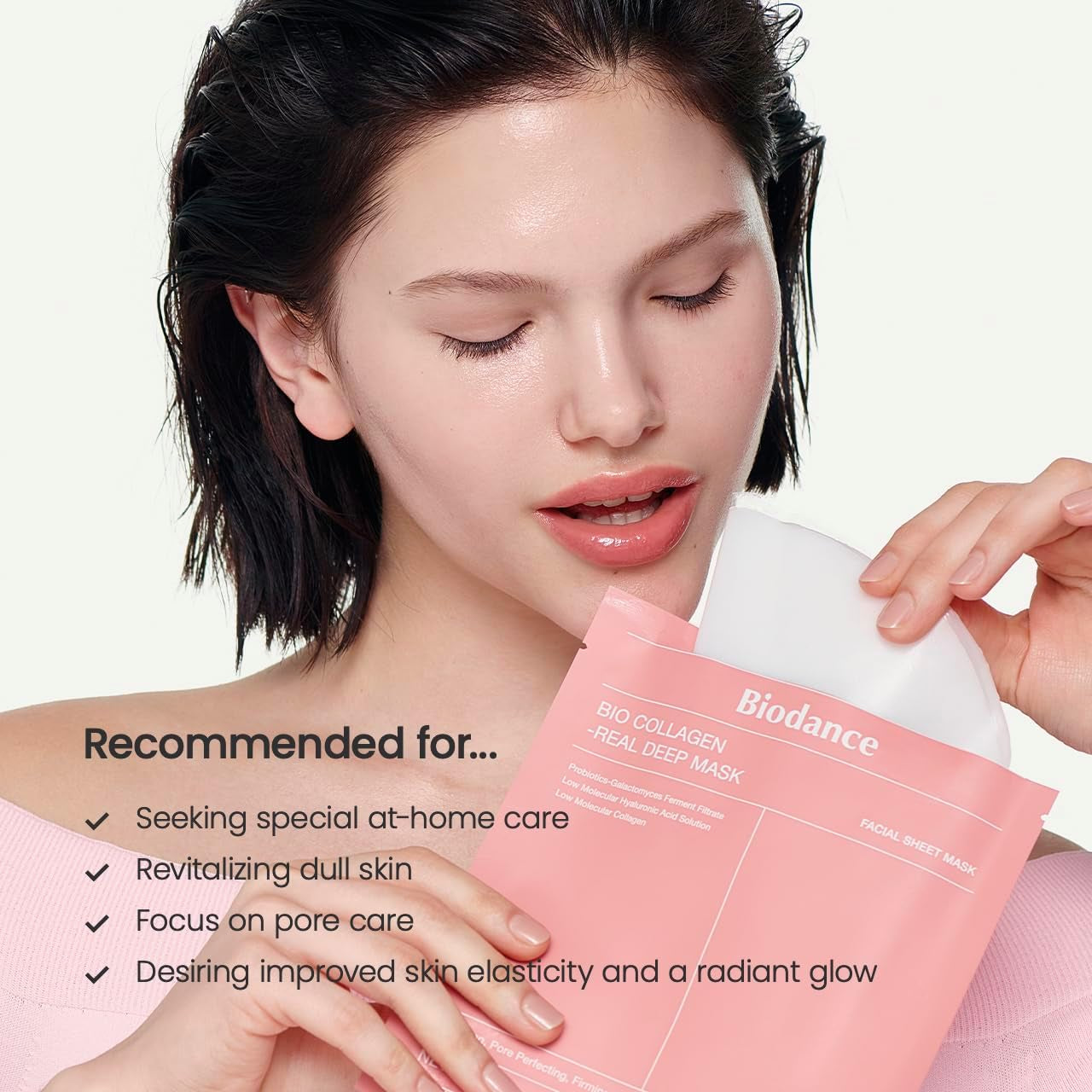 - Bio Collagen Real Deep Mask 34G X 4 Mask/Box