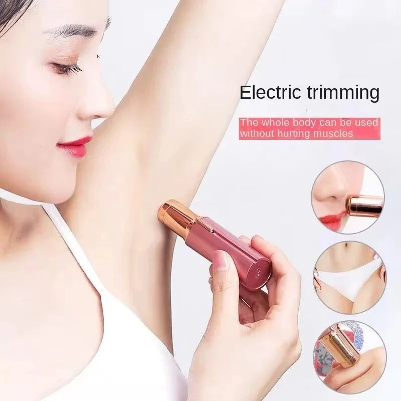 Electric Hair Removal Machine Eyebrow Trimmer Bikini Depilator Shaving Machine Electric Eyebrow Trimming Tool for Beginners
