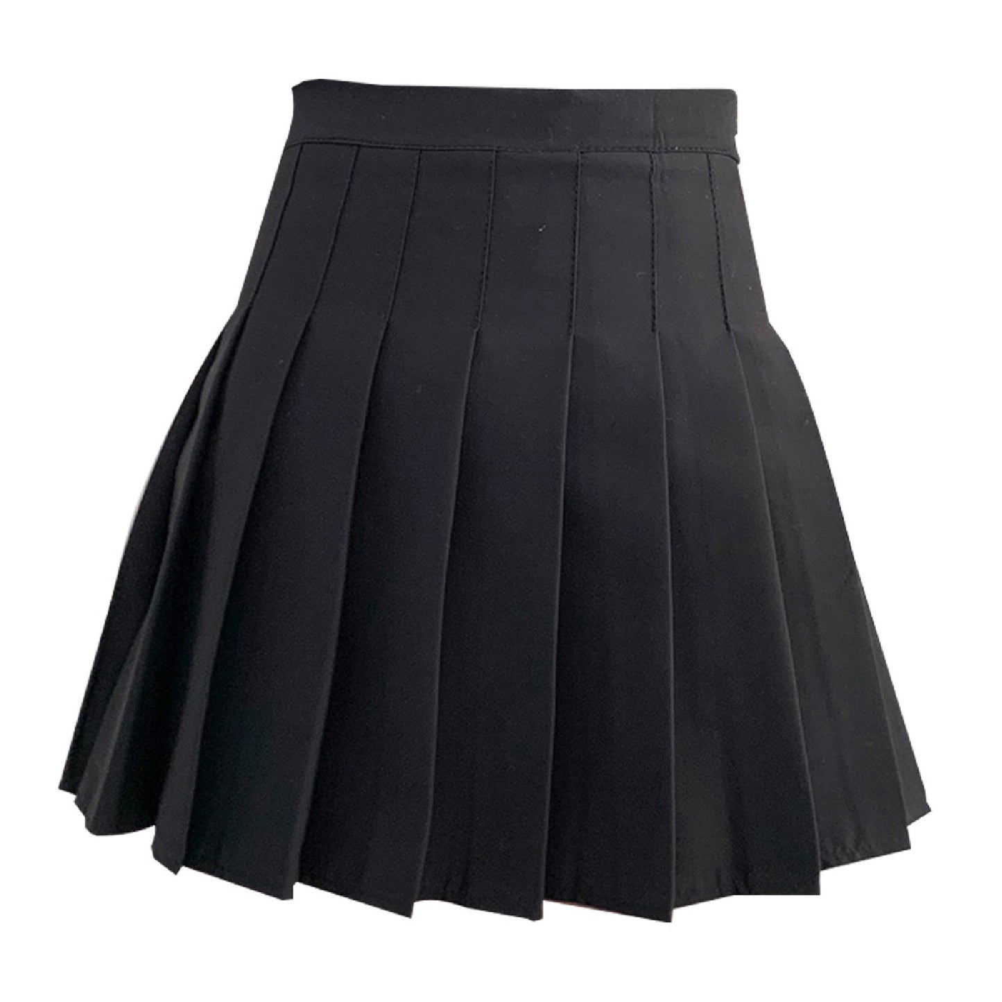 Women Pleated Tennis Skirt High Waist Black Summer Slim Fit Fashion Sportswear
