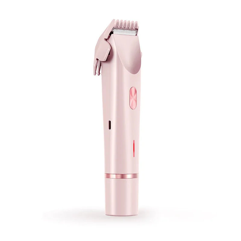 Dual Head Hair Removal for Women Portable Float Blade R-Shaped Head Wet Dry Use Waterproof Painless Facial Trimmer Body Epilator