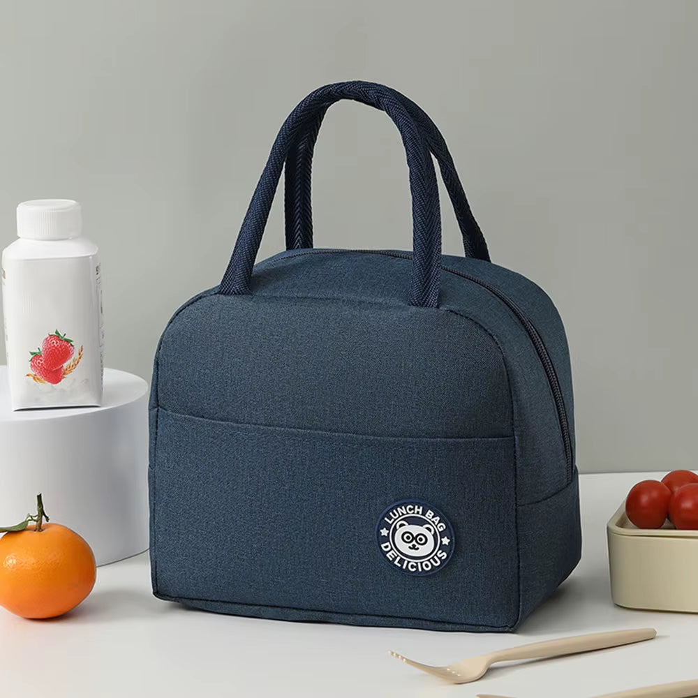 Portable Thermal Lunch Bag Girls Food Box Durable Waterproof Office Cooler Lunch Box Ice Insulated Case Picnic Camping Ins Bag