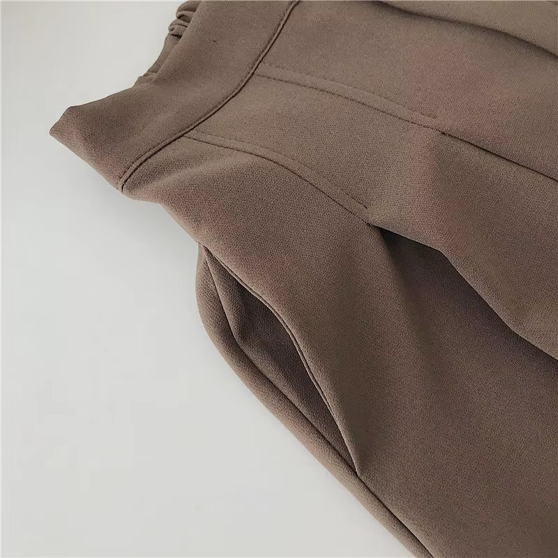 Shorts Women Fashion Simple Casual Solid Comfortable High Waist Trousers Ulzzang Pleated Chic Summer Student Female Clothing
