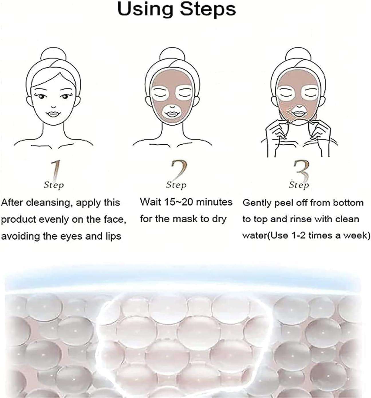 2Pcs Huasurv Gold Mask,Chinese Golden Peel off Mask,Retinol Snake Venom Gold Mask,Gold Foil Peel off Anti-Wrinkle Face Mask for Reduces Blackheads Cleans Pores