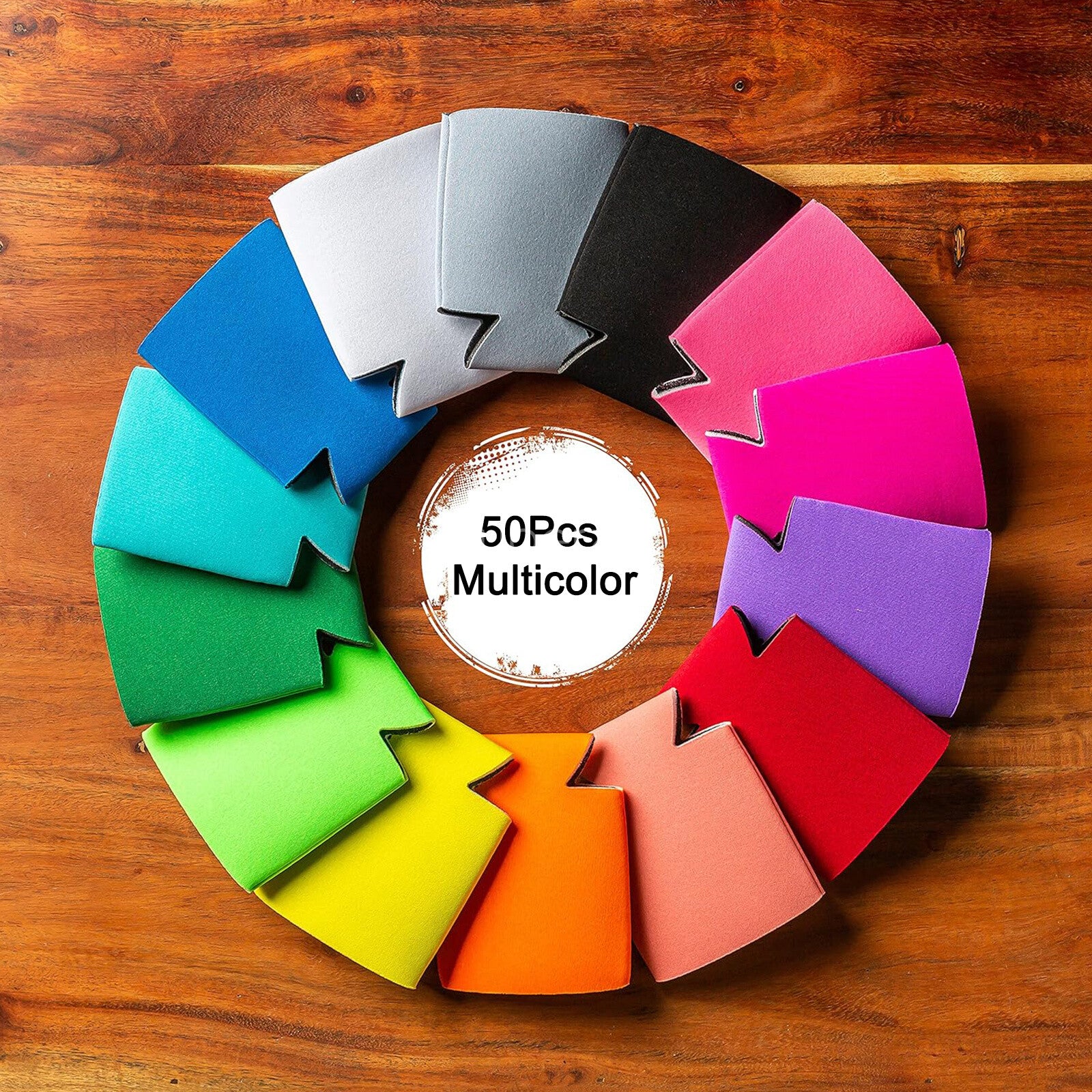 50X Stubby Cooler Foldable Blank Can Stubby Cooler Holder Cooler Heat Transfer