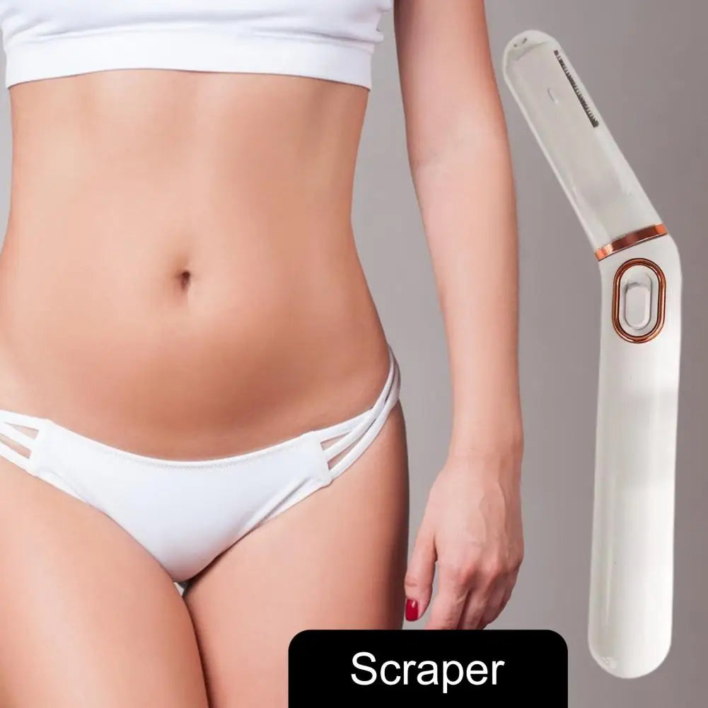 Women Epilator Electric Razor Bikini Shaver Painless Angled Head Hair Removal One Button Control Leg Pubic Hair Shaving Machine