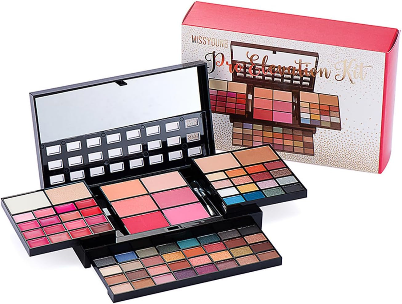 Makeup Kit for Women Full Kit All in One Professional Make up Gift Sets for Teen Teenage Girl, Eyeshadow Lipstick Lipgloss Blush Concealer Highlighter Contour Palette Makeup Brush Mirror