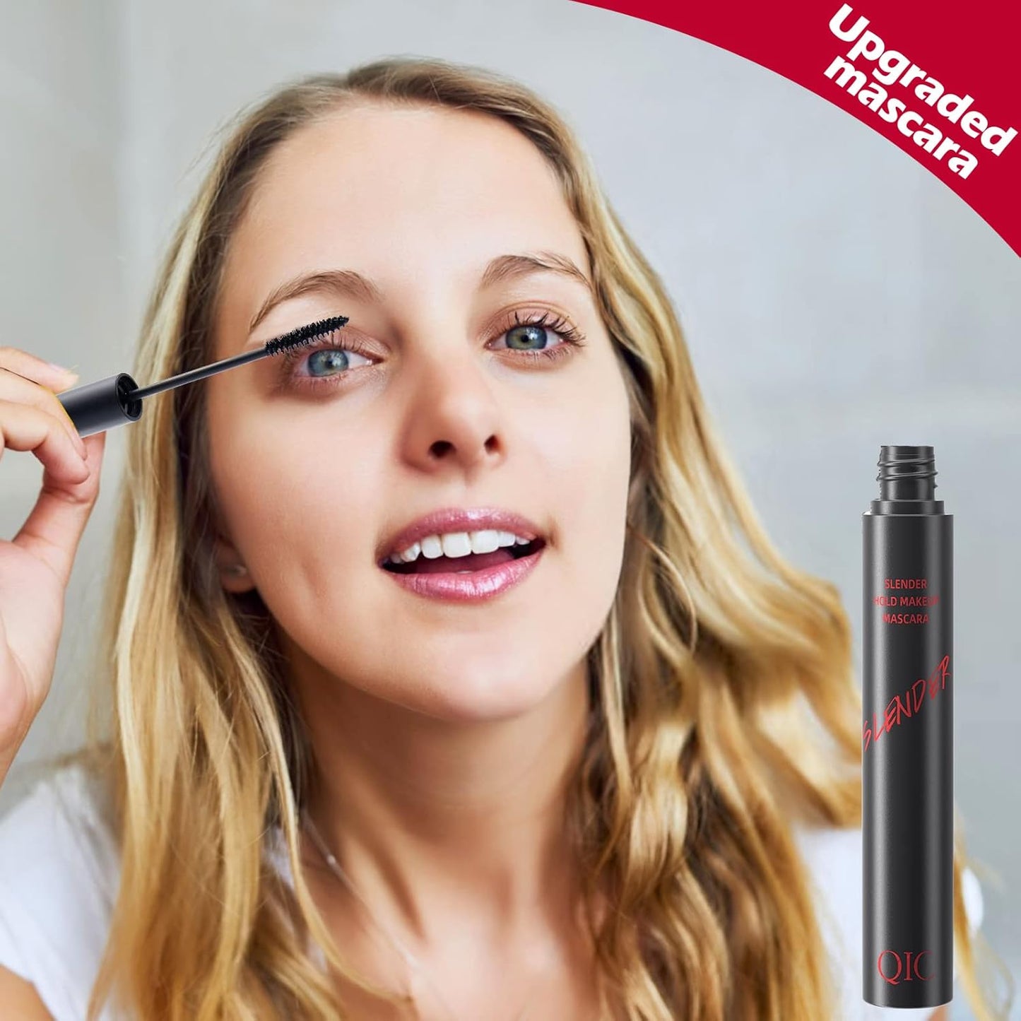 Waterproof Lash Mascara Black Volume and Length with Brush, Voluminous Mascara Thick and Smudge Proof Volume Curling Long Lasting Eye Makeup