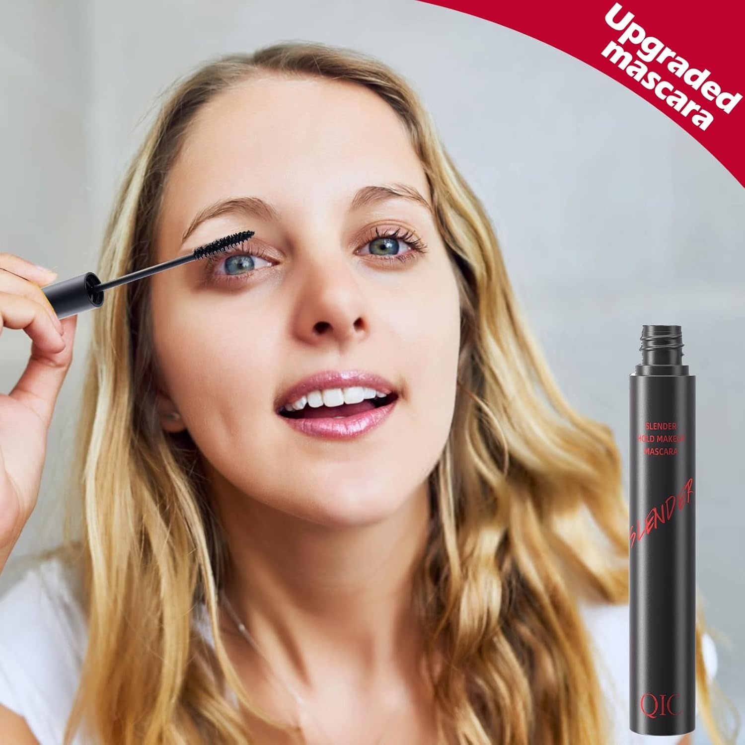 Waterproof Lash Mascara Black Volume and Length with Brush, Voluminous Mascara Thick and Smudge Proof Volume Curling Long Lasting Eye Makeup