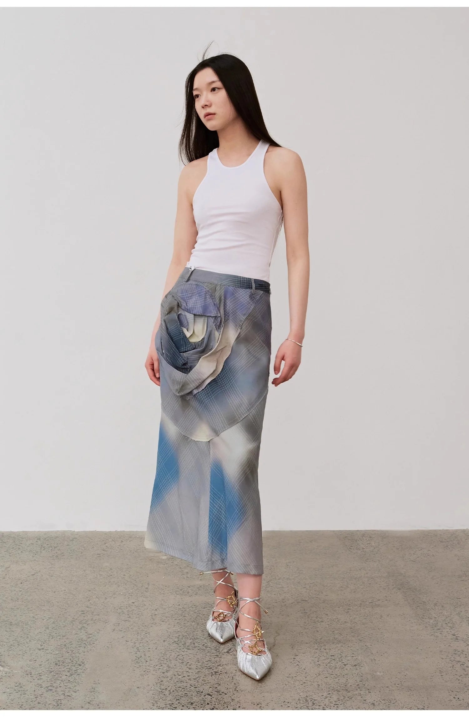 "Summer Tour" Small I-Shaped Vest Camisole Women'S Summer Elastic Cotton Slim Fit Inner Sleeveless Top