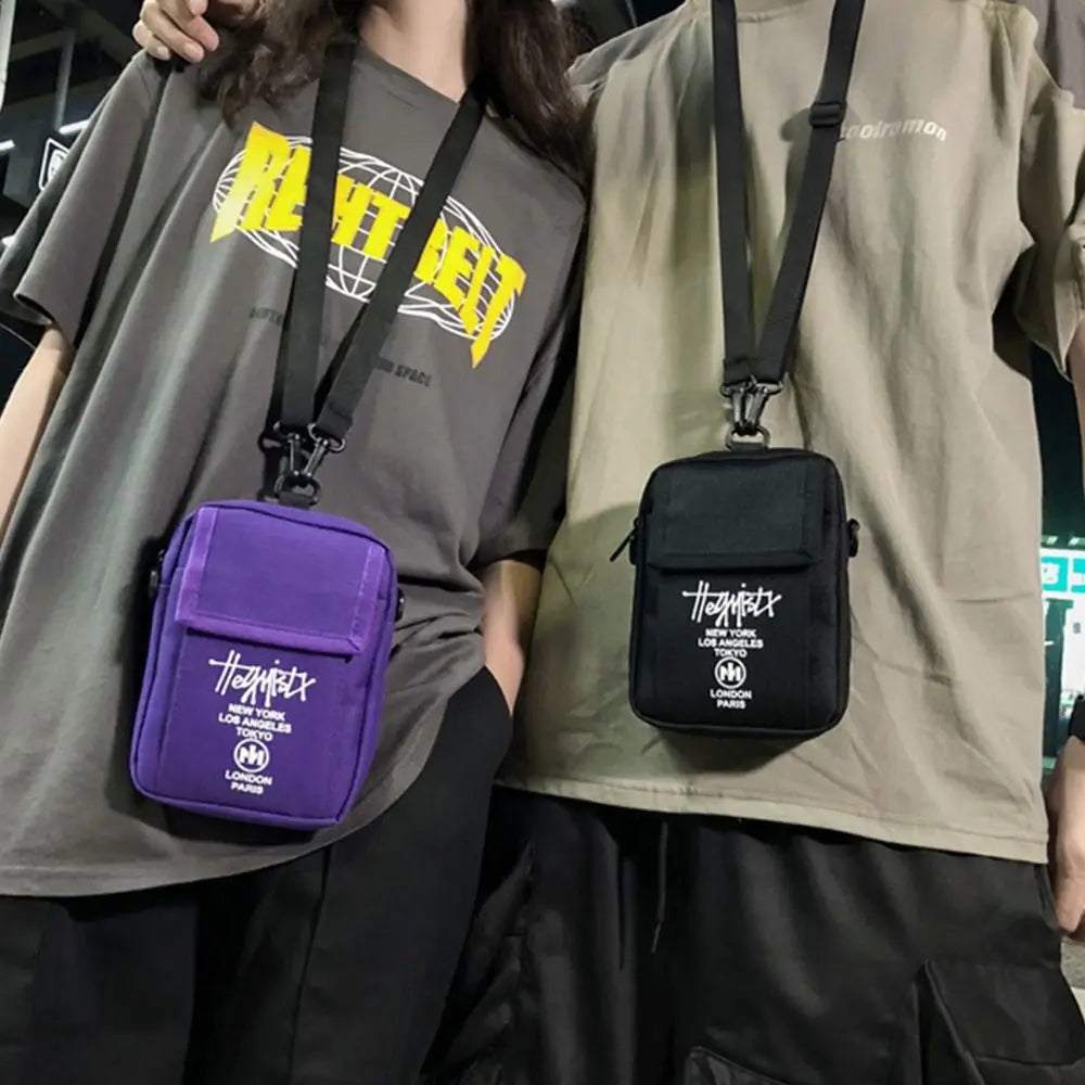 Small Street Hip Hop Shoulder Bag Slung Mobile Phone Bag for Teenagers Japanese Magazine Classic Bag
