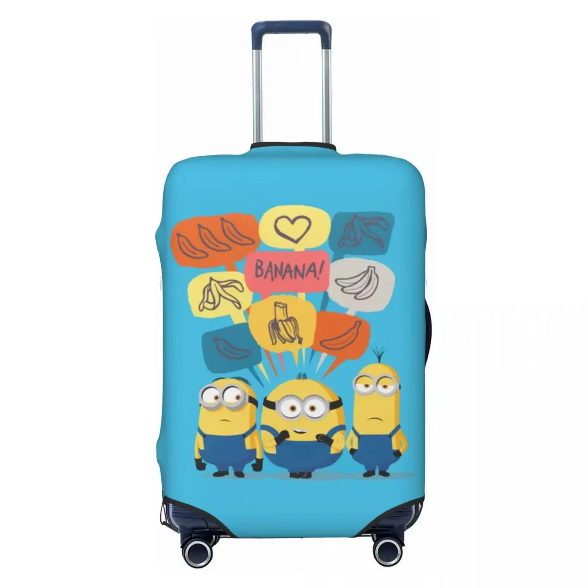 2025 Minions Suitcase Cover Washable Luggage Covers Protector for 18-32 Inch