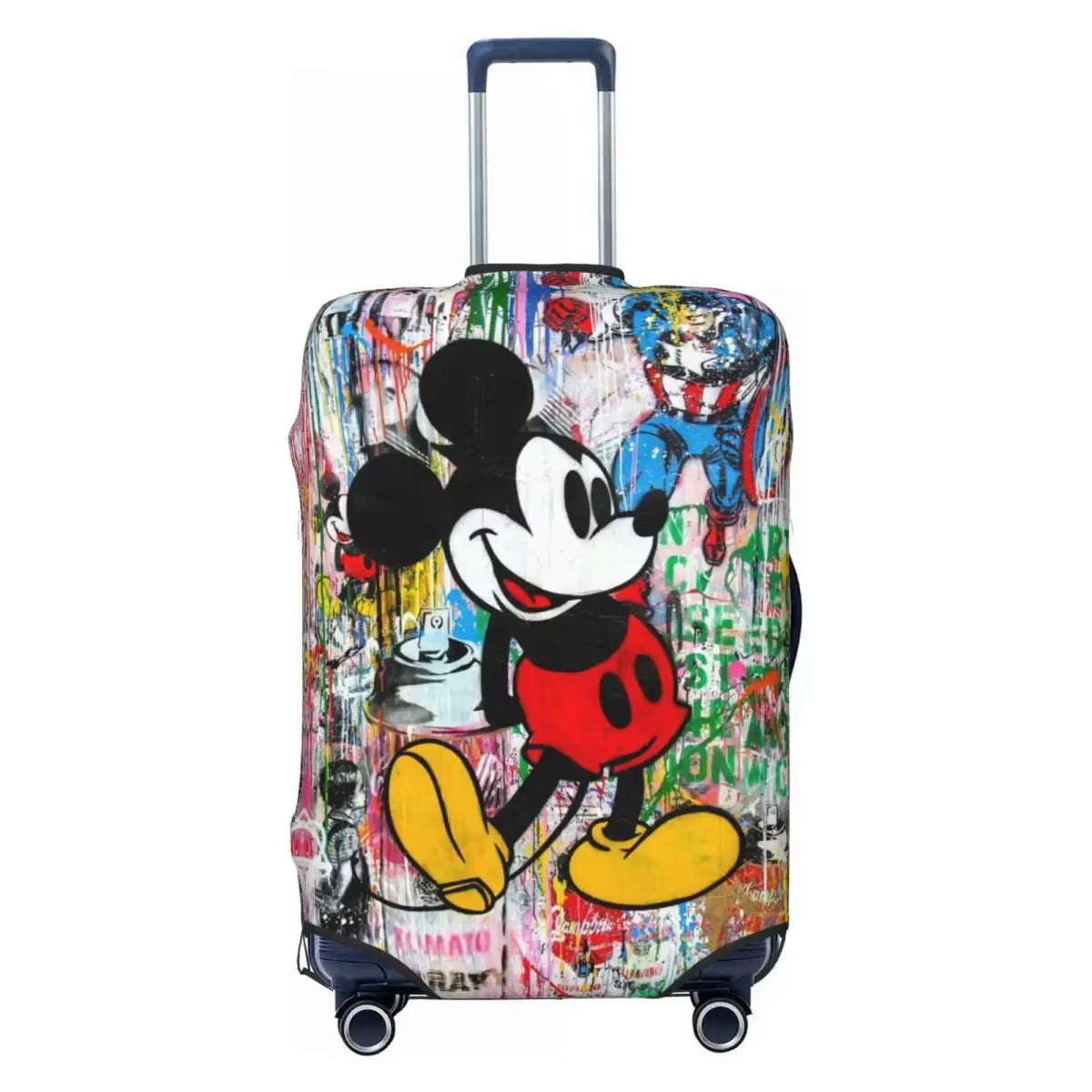 2025 Fashion Mickey Mouse Luggage Cover Protector Washable Travel Suitcase Covers