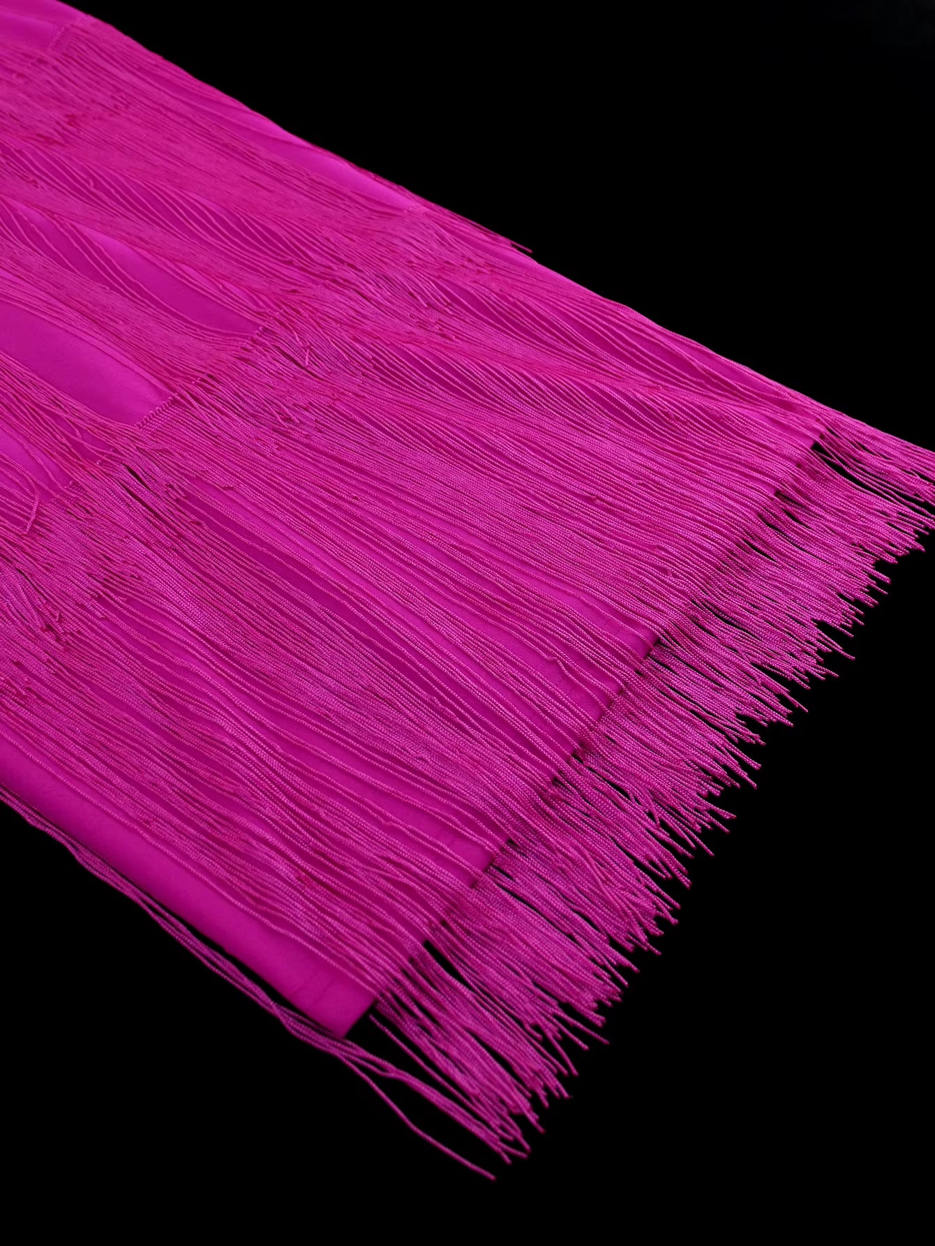 Office Ladies New Rose Red Fringe Sexy Dress Women's Spring Summer Fashion Knee Length Slim Party Night Dresses XXL Tassels
