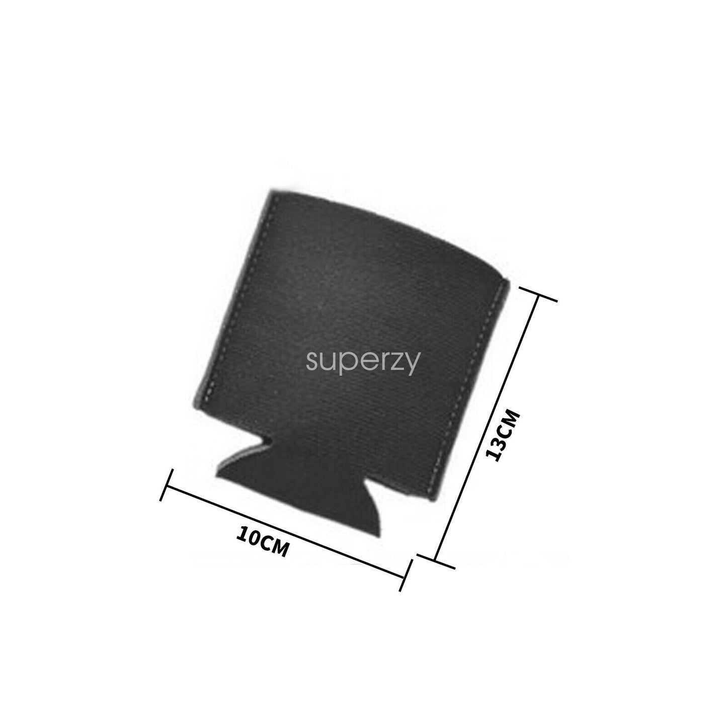 50X Stubby Cooler Foldable Blank Can Stubby Cooler Holder Cooler Heat Transfer