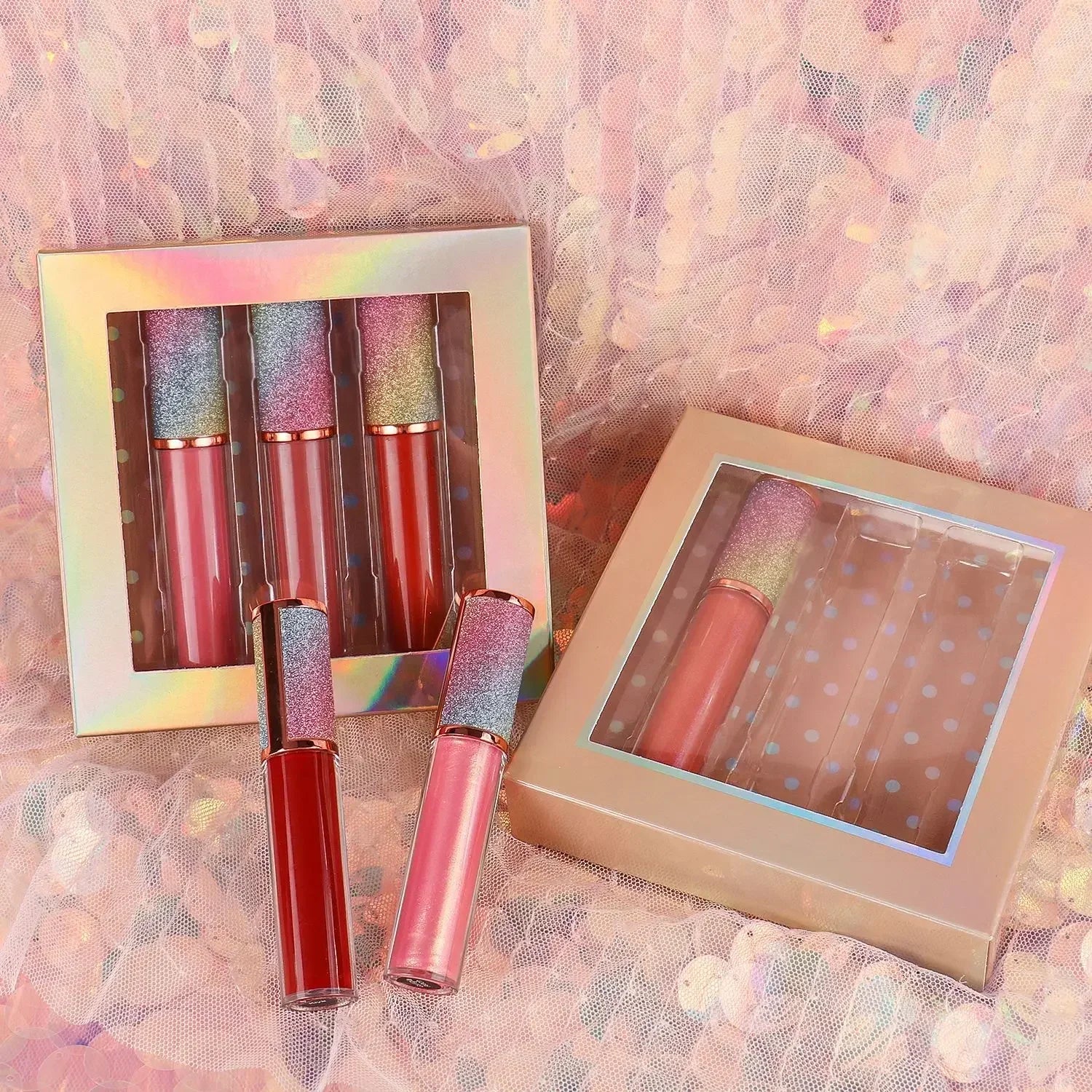 Private Label Lipgloss Vegan Makeup Sets Lip Make up Kit Wholesale High Quality
