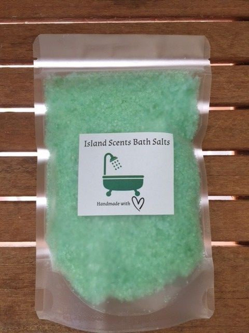 300G SCENTED BATH SALTS - FREE POST - CHOOSE from 50 SCENTS -EPSOM/ROCK SALT
