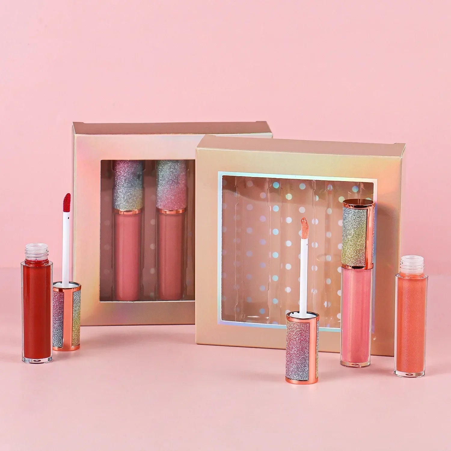 Private Label Lipgloss Vegan Makeup Sets Lip Make up Kit Wholesale High Quality