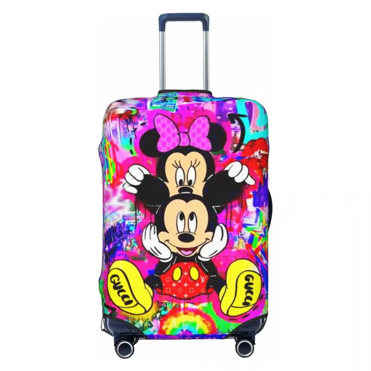 2025 Fashion Mickey Mouse Luggage Cover Protector Washable Travel Suitcase Covers