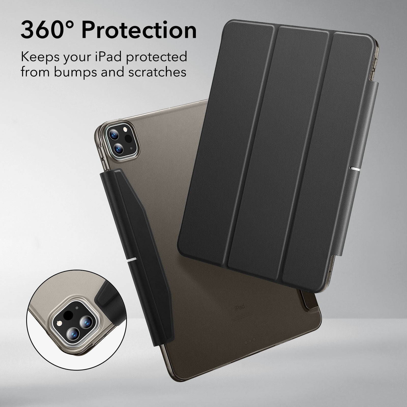 For Ipad Air 11 / 13 M3 2025/ M2 /6/5/4 Case ESR Ascend Trifold Stand Cover