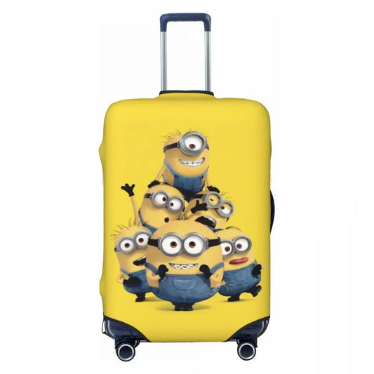 2025 Minions Suitcase Cover Washable Luggage Covers Protector for 18-32 Inch
