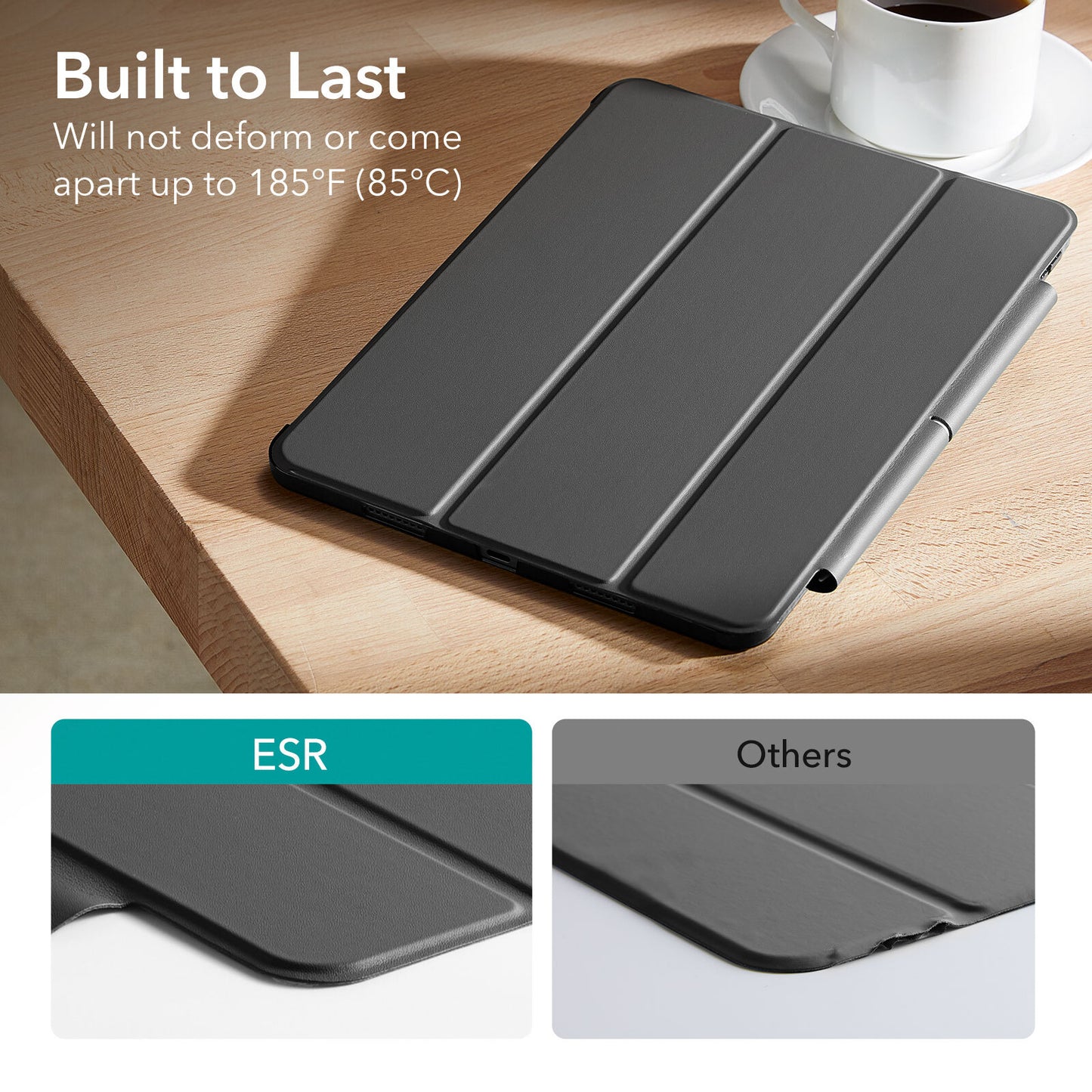 For Ipad Air 11 / 13 M3 2025/ M2 /6/5/4 Case ESR Ascend Trifold Stand Cover