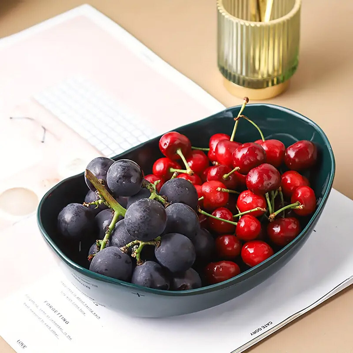 Modern Multi Layer Bamboo Fruit Snack Plate Rack Creative Storage Plate Holder