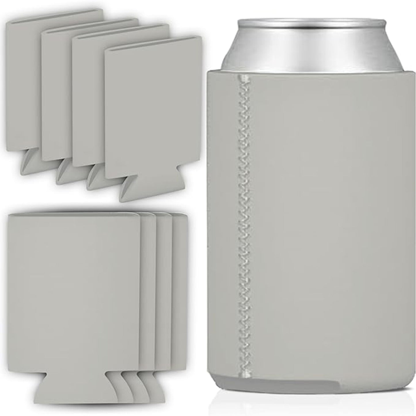 50X Stubby Cooler Foldable Blank Can Stubby Cooler Holder Cooler Heat Transfer