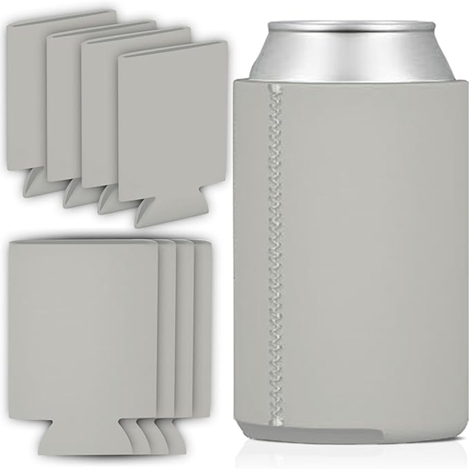 50X Stubby Cooler Foldable Blank Can Stubby Cooler Holder Cooler Heat Transfer