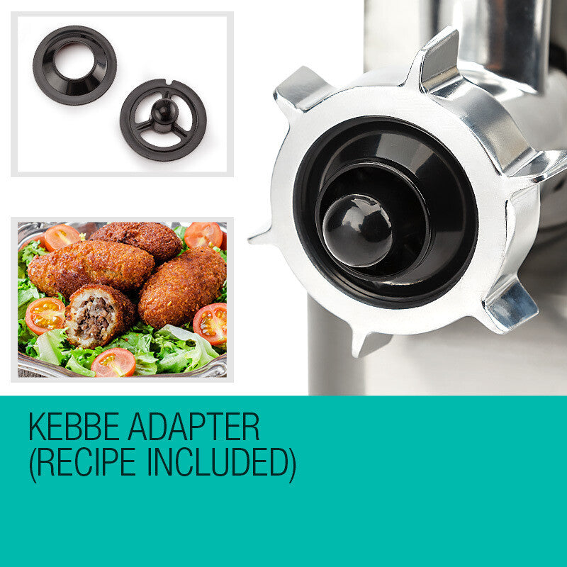 Eurochef Meat Grinder Electric Mincer Sausage Filler Kebbe Maker