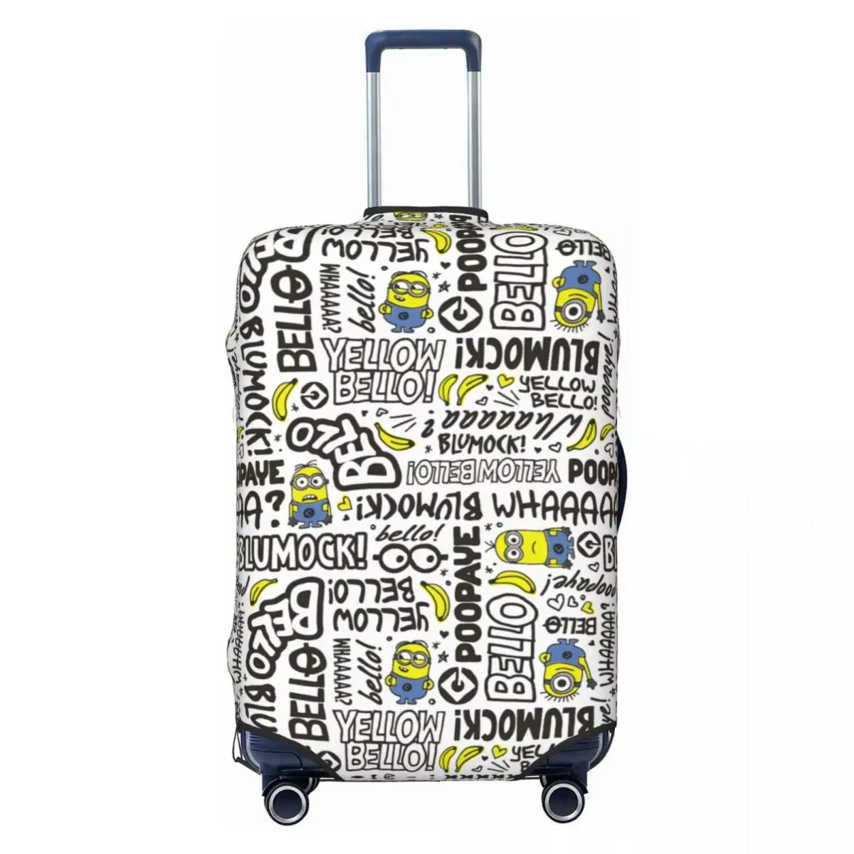 2025 Minions Suitcase Cover Washable Luggage Covers Protector for 18-32 Inch