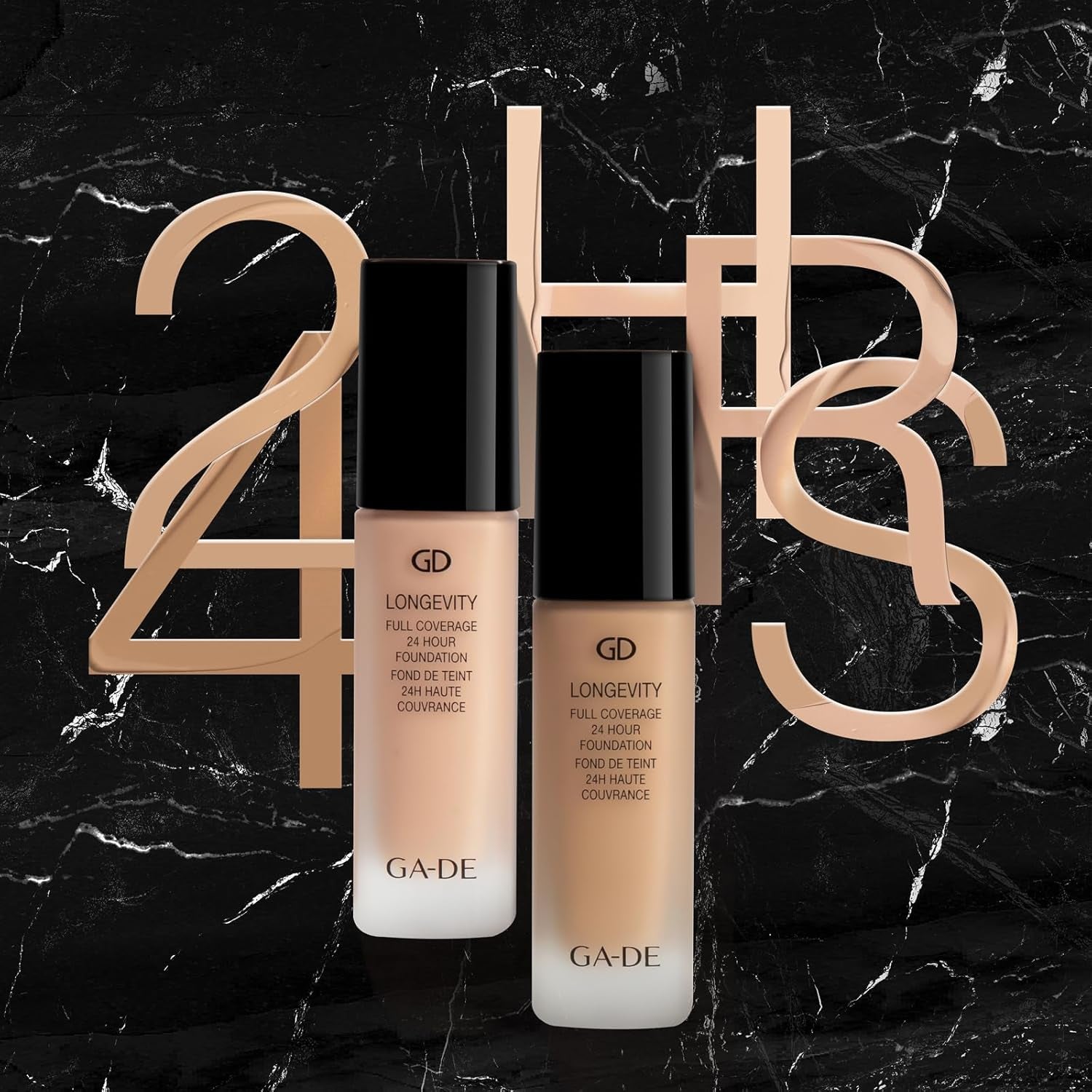 Longevity Full Coverage 24 Hour Foundation, 553 - Weightless, Ultra-Soft Cream Foundation, Face Makeup for Natural Matte Look - 1.01 Oz