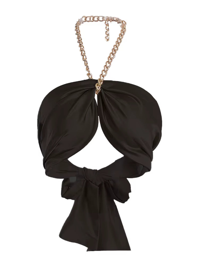 Pink Shine Sequin Backless Slip Mini Dress White Chain Straps Sexy Short Cocktail Party Night Dresses Lush Prom Summer