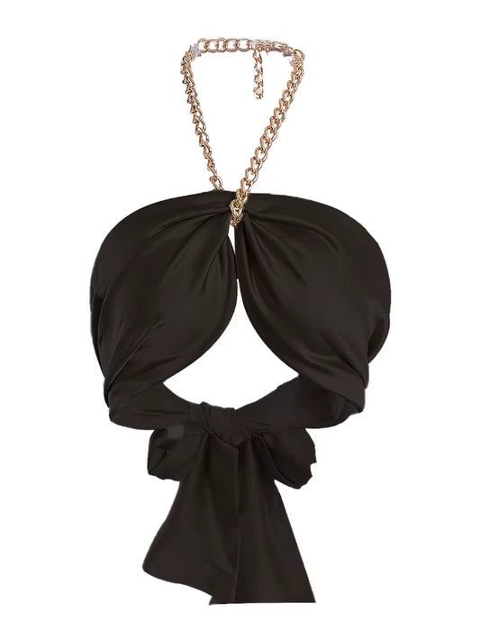 Pink Shine Sequin Backless Slip Mini Dress White Chain Straps Sexy Short Cocktail Party Night Dresses Lush Prom Summer