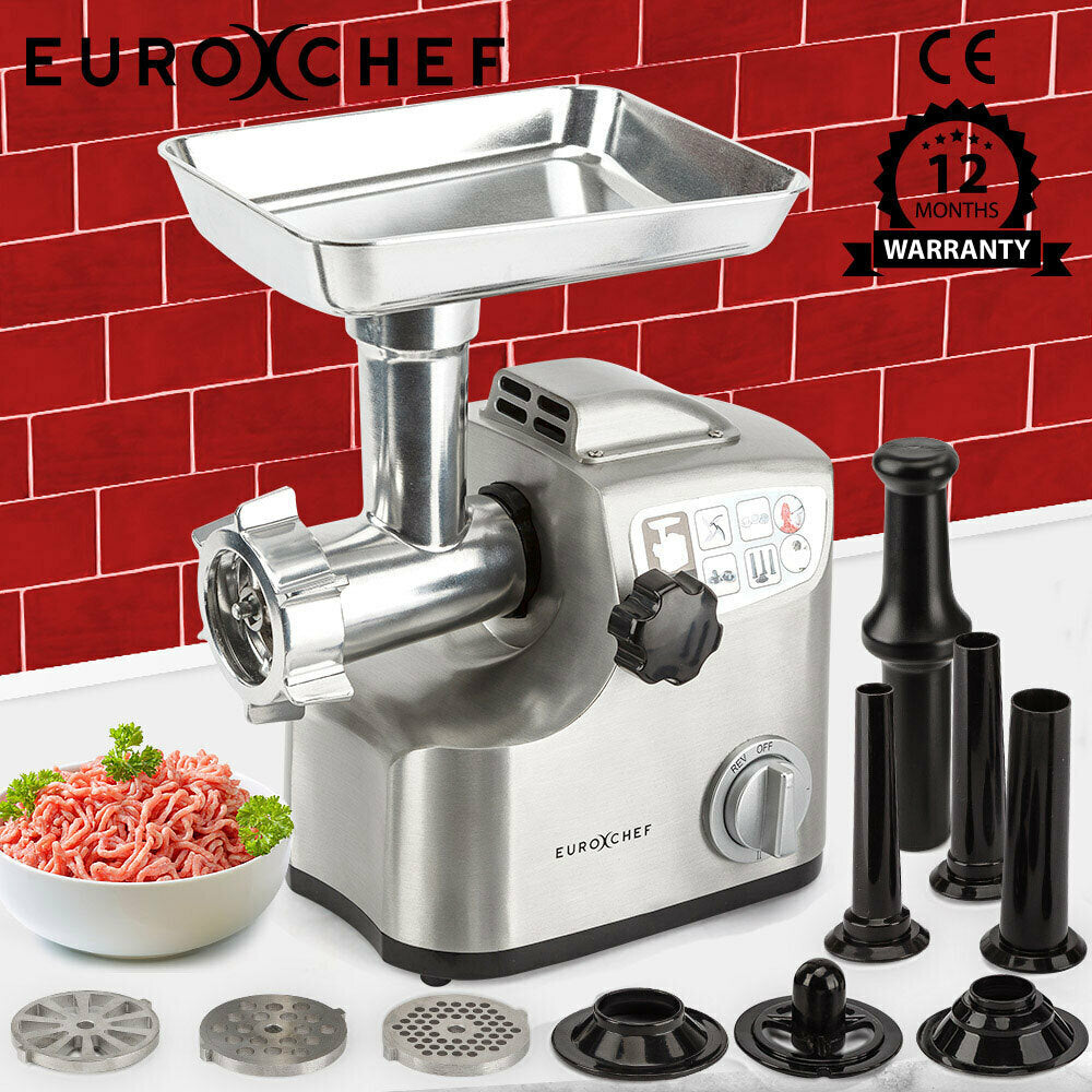 Eurochef Meat Grinder Electric Mincer Sausage Filler Kebbe Maker