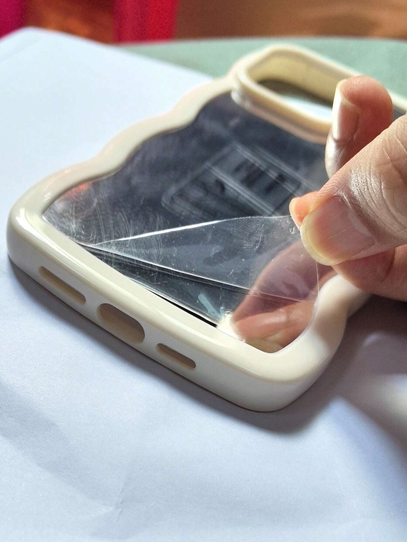 Acrylic Wavy Mirror Phone Case Compatible with Iphone 17 Pro Max/17 Pro/17 Air/17/16 Pro Max/16/16 Pro/16 Plus/15/15 Pro/15 Pro Max/11/12/13/14 Pro Max/Xs/Xr/11 Pro/11 Pro Max/12 Pro/12 Pro Max/13 Pro/13 Pro Max/7 Plus/14 Pro/14 Pro Max/14 Plus/7 Plus/8 Plus/8/Se2, Thick Shockproof Hard Shell