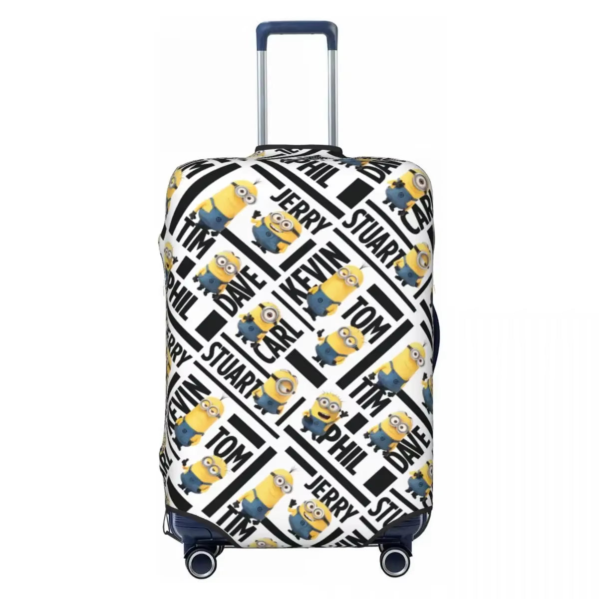 2025 Minions Suitcase Cover Washable Luggage Covers Protector for 18-32 Inch