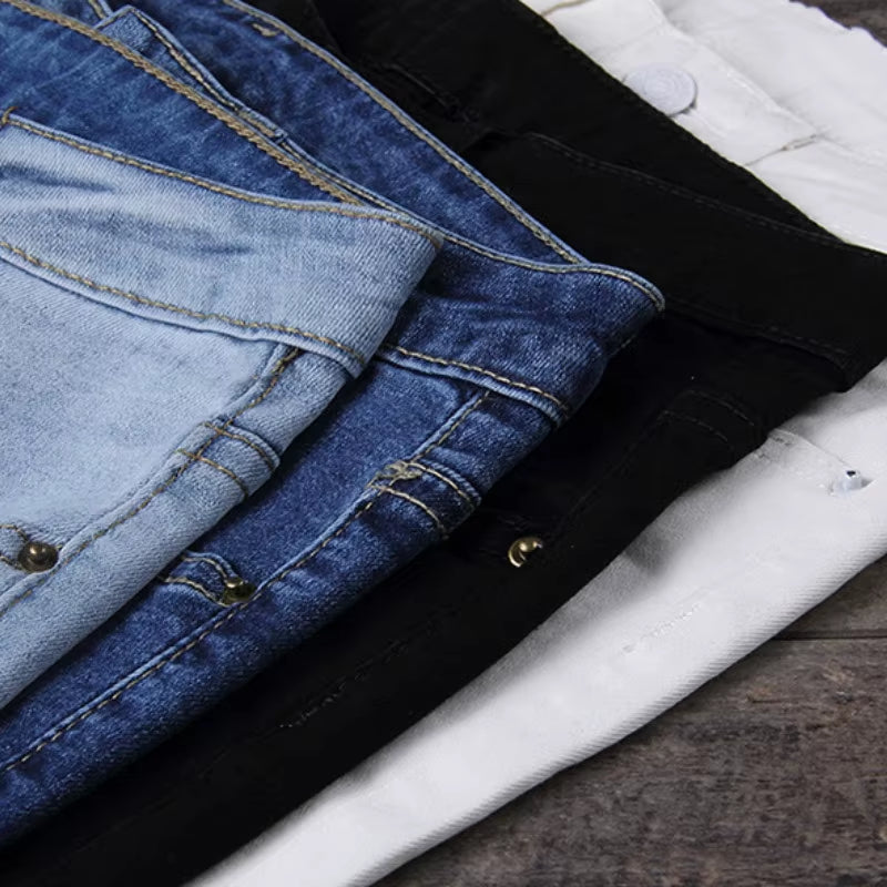 5XL Women Baggy Black Jeans Denim New Solid Wash Skinny Womens High Waist Trousers Streetwear Fashionable Bell Bottom Soft Ins