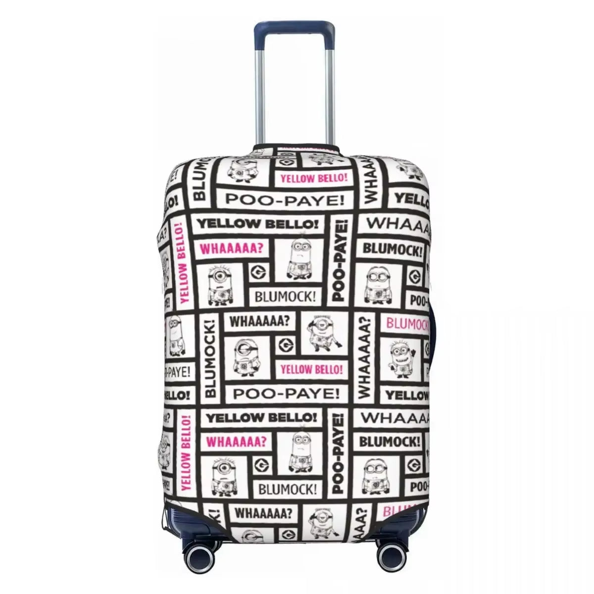 2025 Minions Suitcase Cover Washable Luggage Covers Protector for 18-32 Inch
