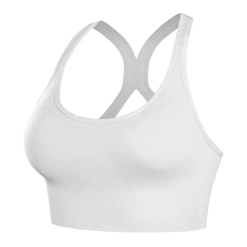 Sexy Sports Bras Racerback Yoga Bra Tank Top Women Fitness Gym Shockproof Seamless Running Workout Fast Dry Underwear Vest