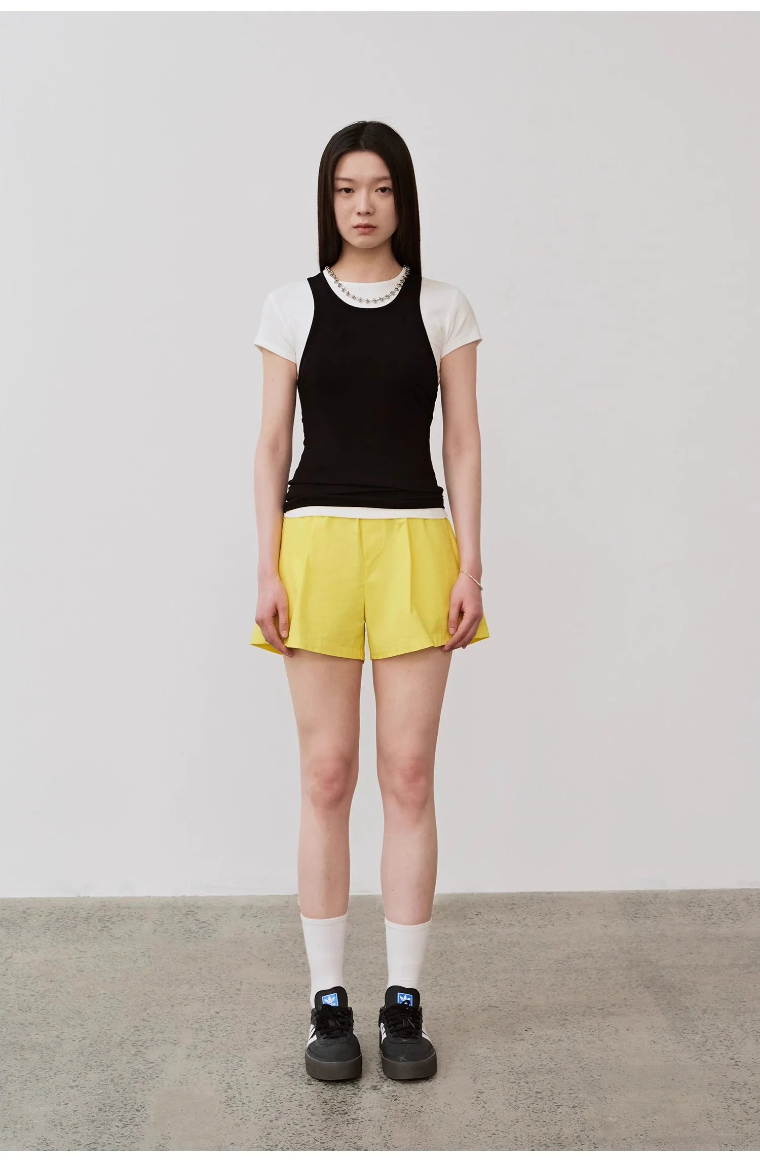 "Summer Tour" Small I-Shaped Vest Camisole Women'S Summer Elastic Cotton Slim Fit Inner Sleeveless Top