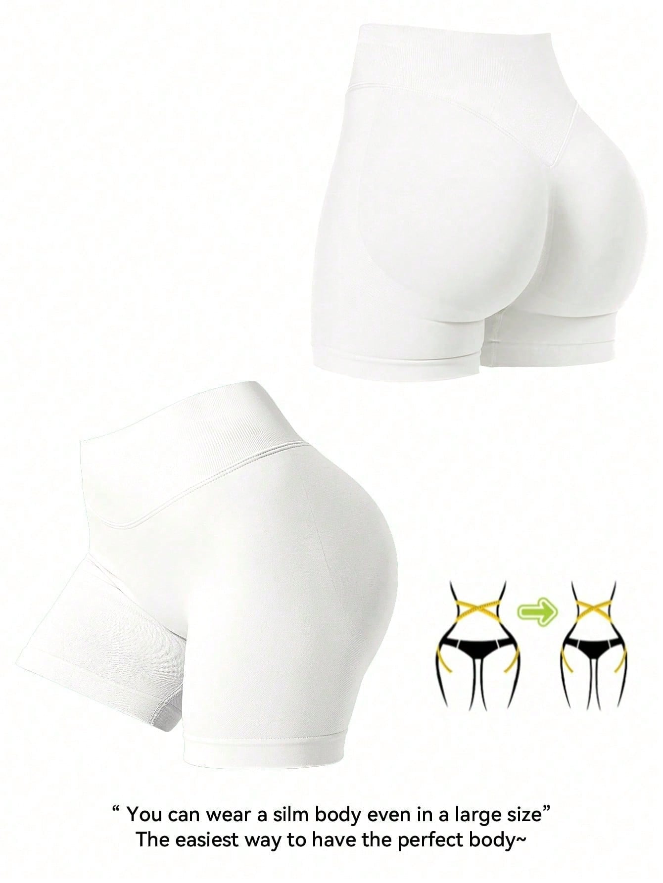 Summer Seamless Butt Lifting Sports Shorts for Gym Workout,Cycling Shorts,Running Shorts,Black Leggings Women,