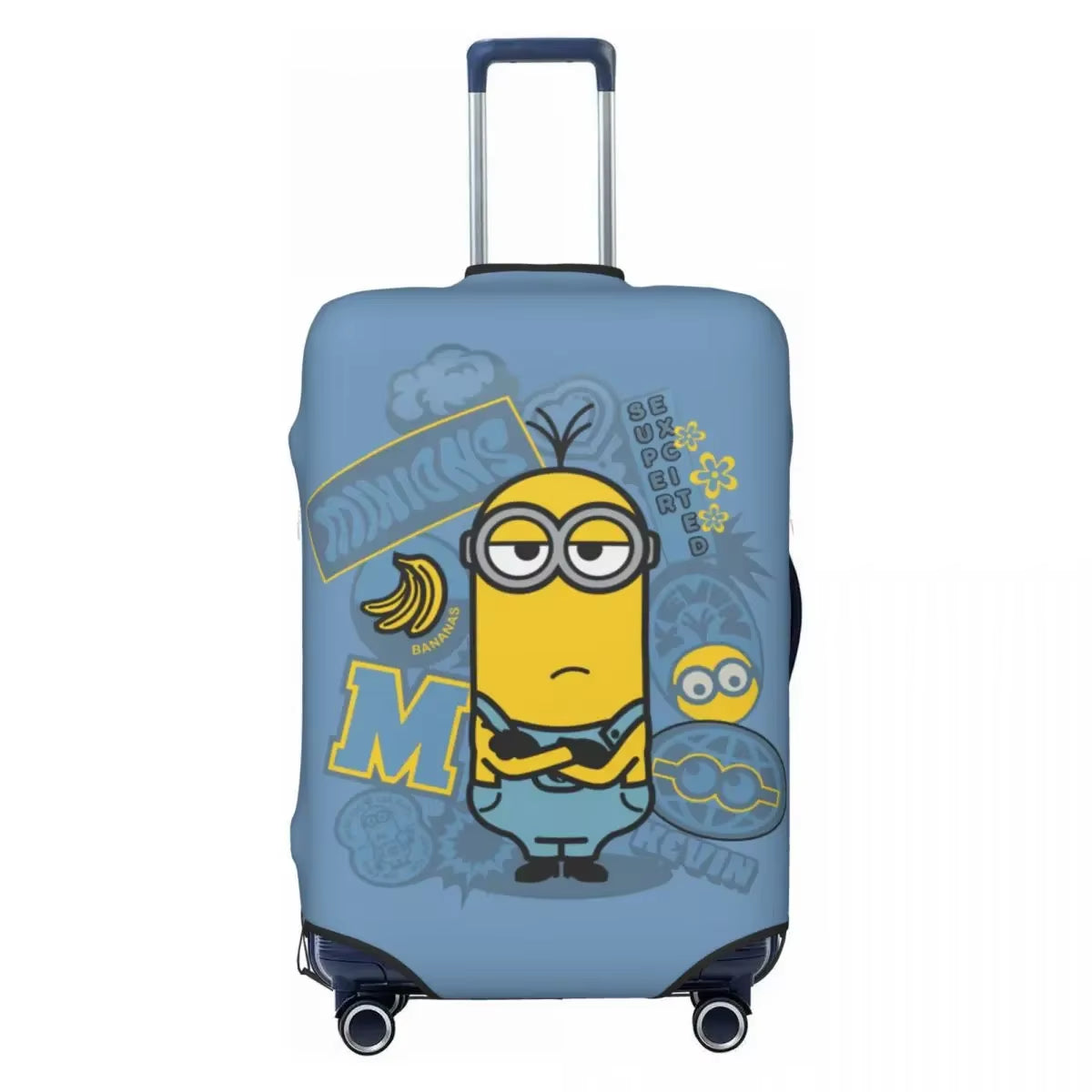 2025 Minions Suitcase Cover Washable Luggage Covers Protector for 18-32 Inch
