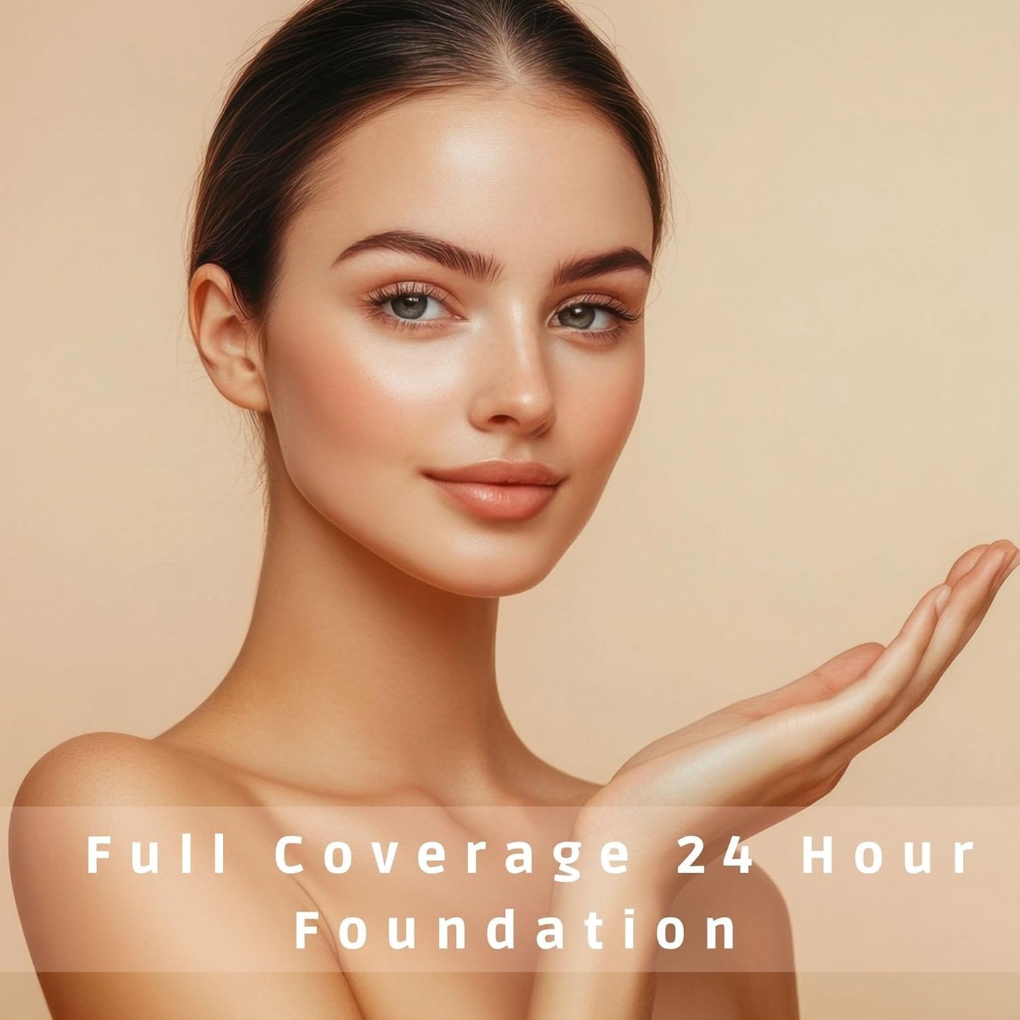 Longevity Full Coverage 24 Hour Foundation, 553 - Weightless, Ultra-Soft Cream Foundation, Face Makeup for Natural Matte Look - 1.01 Oz