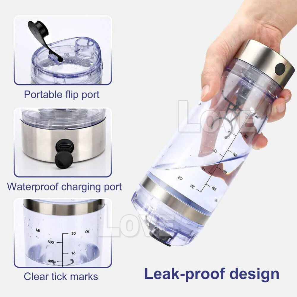 Portable Blender Bottle Detachable 600Ml Electric Smart Mixer Cup Protein Shaker