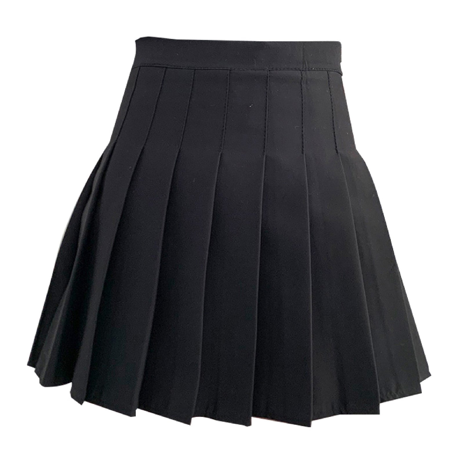 Women Pleated Tennis Skirt High Waist Black Summer Slim Fit Fashion Sportswear