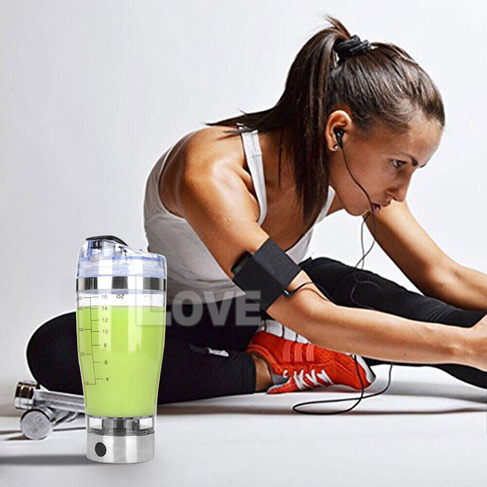 Portable Blender Bottle Detachable 600Ml Electric Smart Mixer Cup Protein Shaker