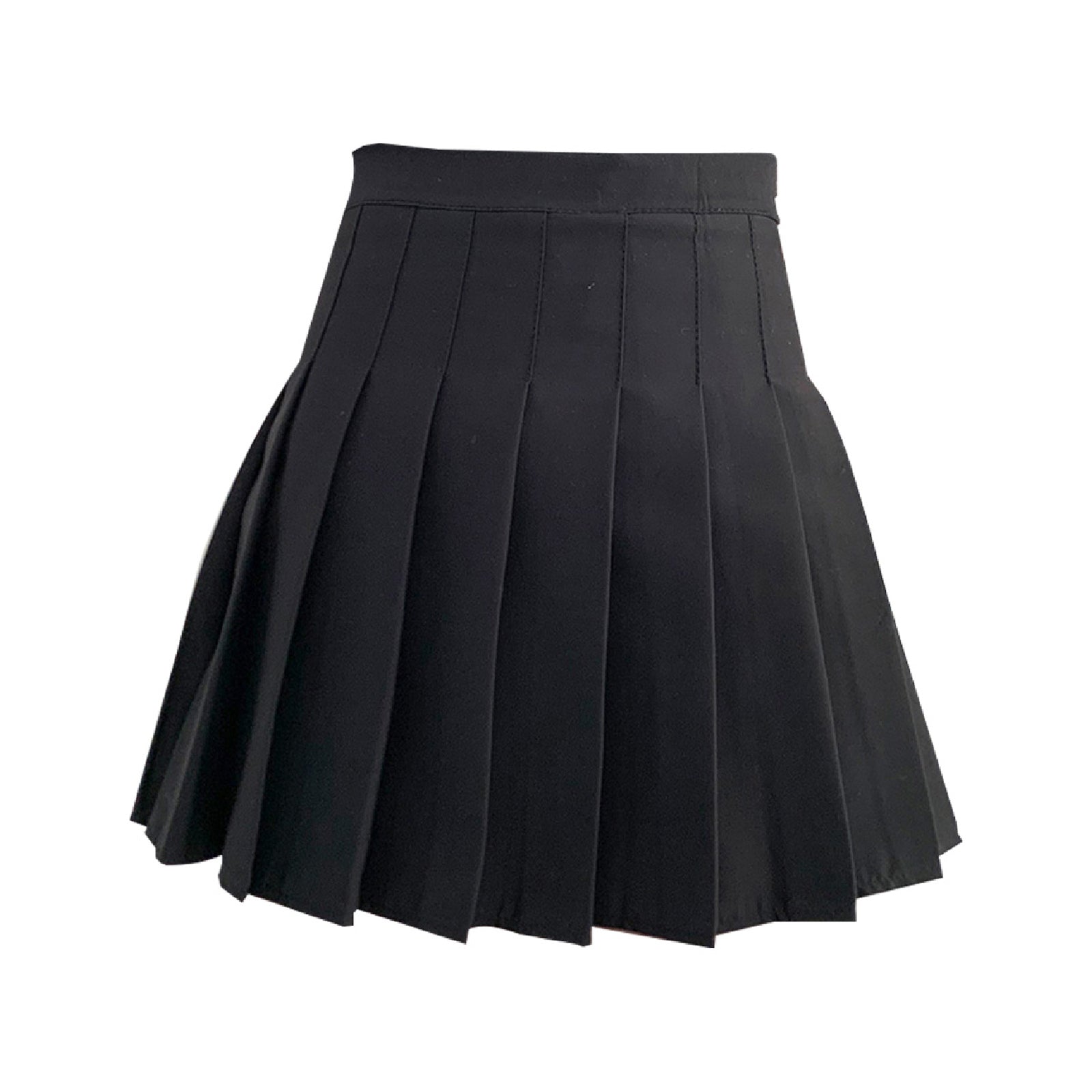 Women Pleated Tennis Skirt High Waist Black Summer Slim Fit Fashion Sportswear