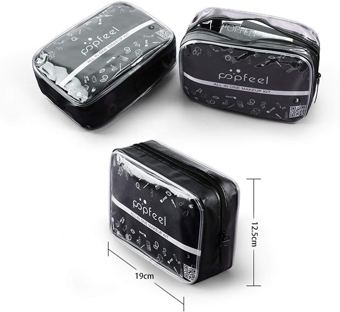 24Pcs Make-Up Cosmetic All in One Set Multi-Purpose Beauty Kit with Gift Bag - Highly Pigmented Makeup Palette Combination Lip Face Eyebrow Eye Make up Brush Items for Essential Starter #01