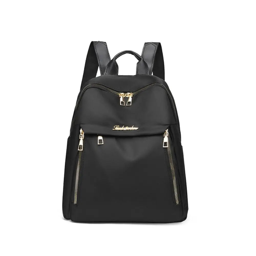 Fashion Simple Black Backpacks Large Capacity Women Backpacks Travel Bag Harajuku Student Schoolbag Oxford Backpack Unisex Bags