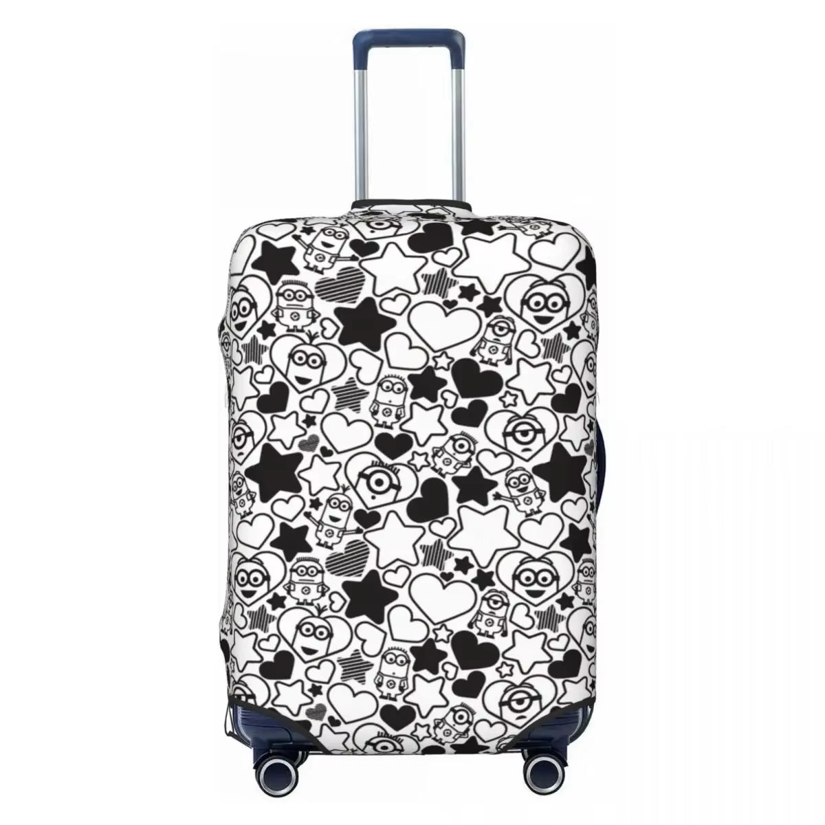 2025 Minions Suitcase Cover Washable Luggage Covers Protector for 18-32 Inch